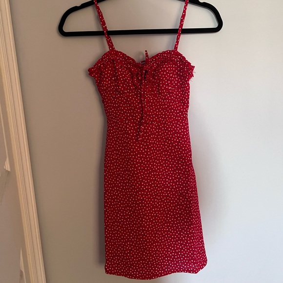 Princess Polly Mini Red Dress - Picture 2 of 3